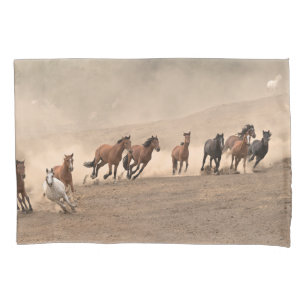 Funda De Cojín Caballo en la caída II
