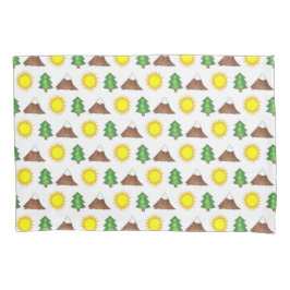 Funda De Cojín Cabaña de camping de montaña Sunshine Camping