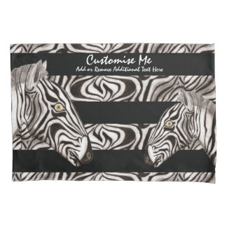 Funda De Cojín Cabeza de zebra