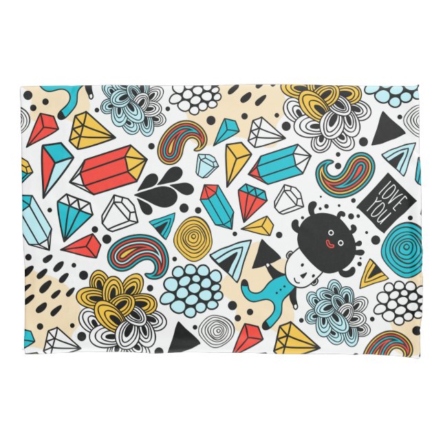 Funda De Cojín Cabeza loca (Anverso)