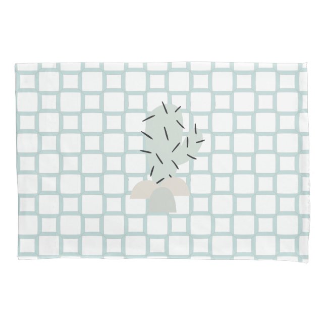 Funda De Cojín Cactus Modern Charm Pillowcase (Anverso-izquierdo)