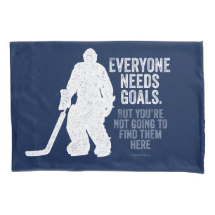 Funda De Cojín Cada uno necesita las metas (el hockey)