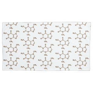 Funda De Cojín Cafeína Café Fórmula Química Molecular