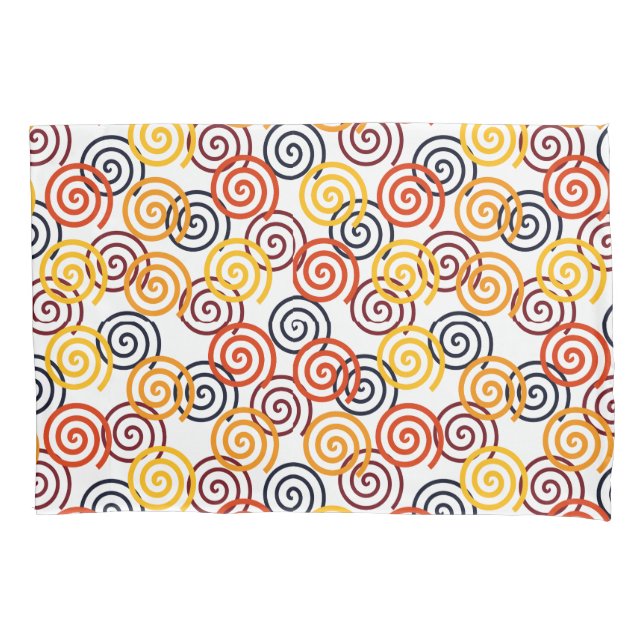 Funda De Cojín Caída de Swirls (Anverso)