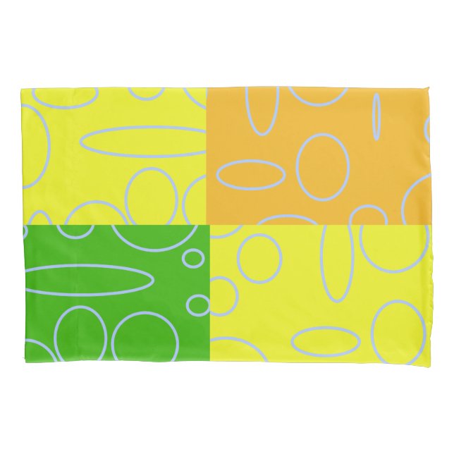 Funda De Cojín Caja de almohada de los círculos de insectos (Anverso)