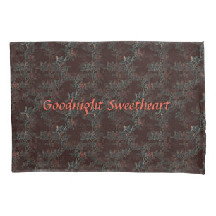 Funda De Cojín Caja de almohadas de diseño de Gótico rosa oscuro.