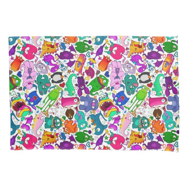 Funda De Cojín Caja de almohadas de Menagerie (Anverso)