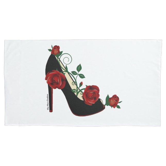 Funda De Cojín Caja de almohadas King - Rosa Stiletto (Anverso)