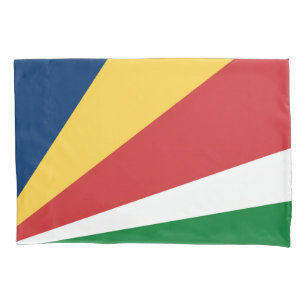 Funda De Cojín Caja de almohadas única con colores de las Seychel
