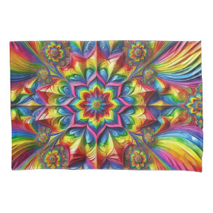 Funda De Cojín Caja de almohadas única con colores LGBTQ