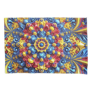 Funda De Cojín Caja de almohadas única con diseño de colores ruma