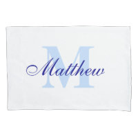 Caja de encargo personalizada azul de la almohada