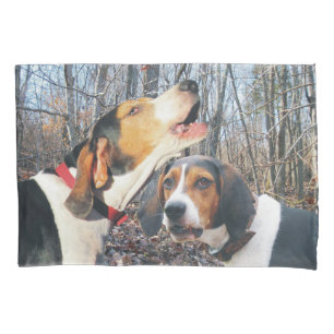 Funda De Cojín Caja de la almohada del Coonhound del caminante