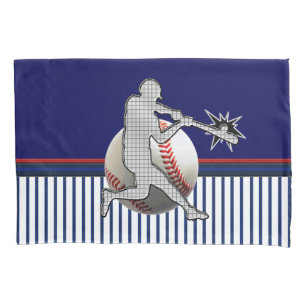 Funda De Cojín Caja fresca de la almohada del béisbol del