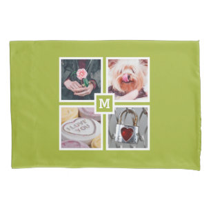 Funda De Cojín Caja reversible de SU 4 almohadas de las FOTOS y