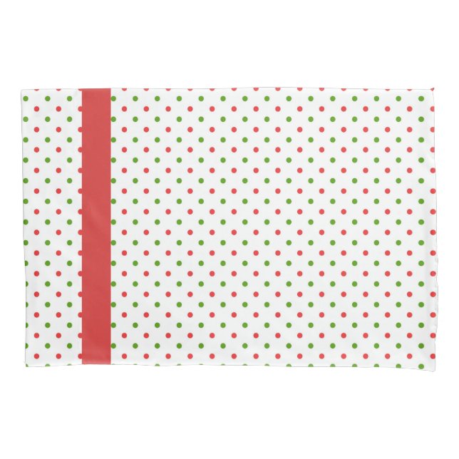 Funda De Cojín Caja roja y verde de la almohada del navidad del (Anverso)