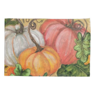 Funda De Cojín Calabazas - Acuarela