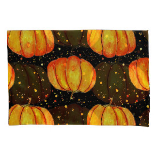 Funda De Cojín Calabazas acuáticas de otoño, impresión de Hallowe