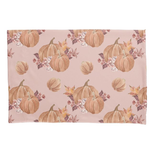 Funda De Cojín Calabazas de agua caen (Anverso)