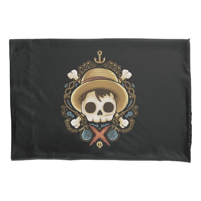 Funda De Cojín Calavera Pirata (Anverso)