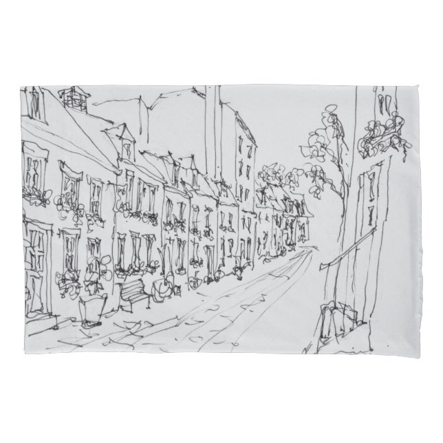 Funda De Cojín Calle du Petit Champlain, Quebec, Canadá (Anverso-izquierdo)