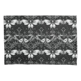 Funda De Cojín Camas góticas en blanco y negro