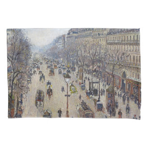 Funda De Cojín Camille Pissarro - Boulevard Montmartre, mañana