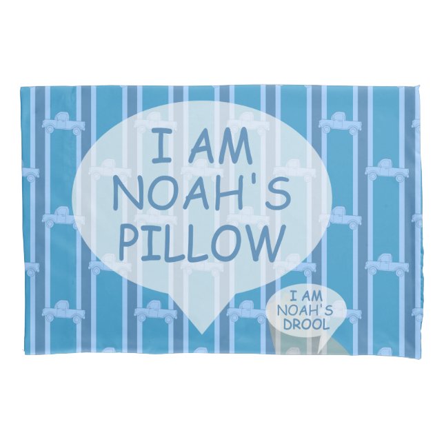 Funda De Cojín Camión de recogida de Personalizables divertidos y (Anverso)