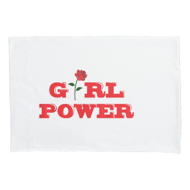 Funda De Cojín Camiseta de poder chica - Mujeres increíbles femin (Anverso)