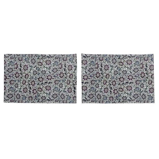 Funda De Cojín Campo De Daisies (Reverso-Set)