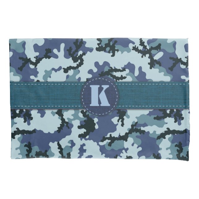 Funda De Cojín Camuflaje naval (Anverso)