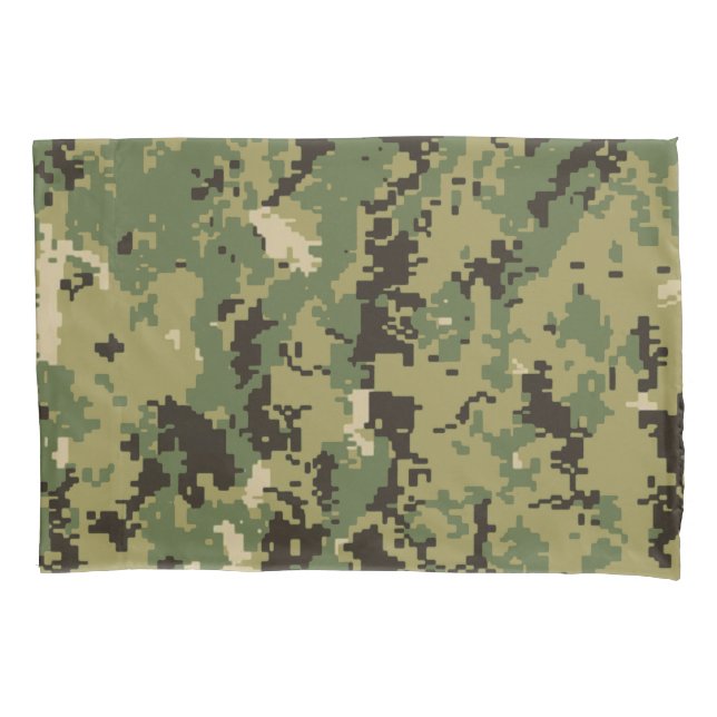 Funda De Cojín Camuflaje Naval Woodland (Anverso)