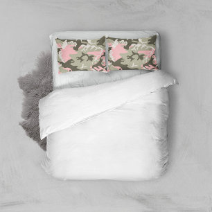 Funda De Cojín Camuflaje rosa y verde, militar, militar
