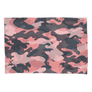 Funda De Cojín Camuflaje rosado: patrón de cosecha clásico