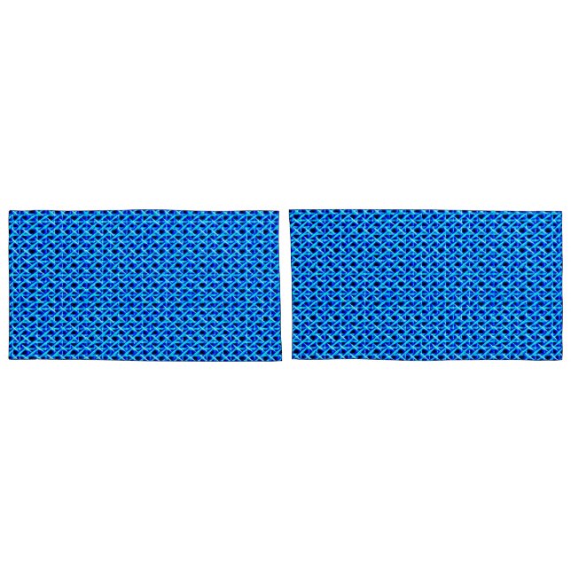 Funda De Cojín Caña azul (Reverso-Set)