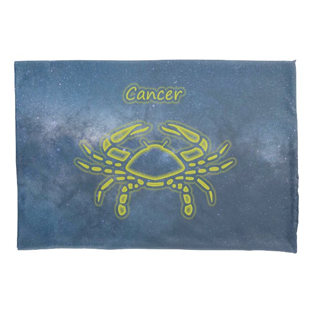 Funda De Cojín Cáncer brillante (Anverso)