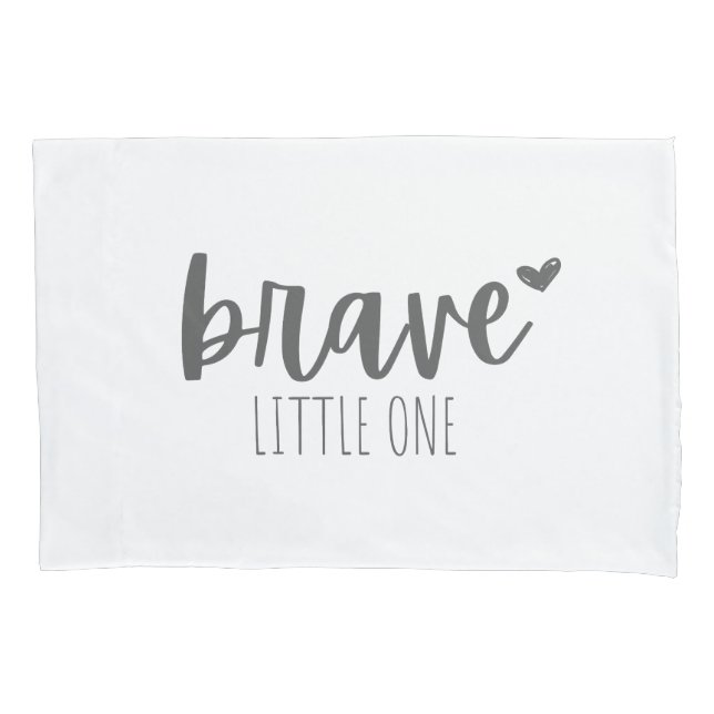 Funda De Cojín Cáncer de niño pequeño y valiente (Anverso)