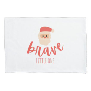 Funda De Cojín cáncer infantil valiente Navidad Santa