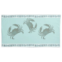 Cangrejos costeros con borde de peces bohemios