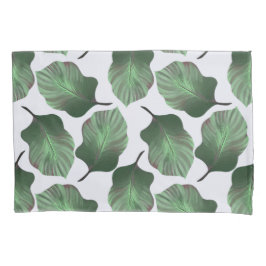Funda De Cojín Canna Tropicanna Tropical Leaves, Verde