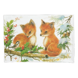 Funda De Cojín Cañones de Navidad de época