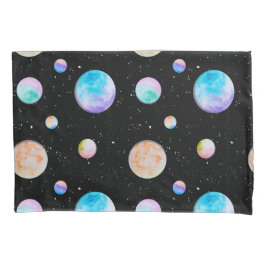 Funda De Cojín Capa de Travesseiro Linha Galáxia de Tinta