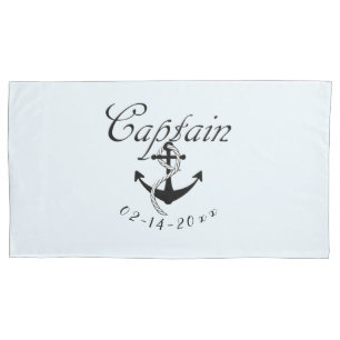 Funda De Cojín Capitán con ancla