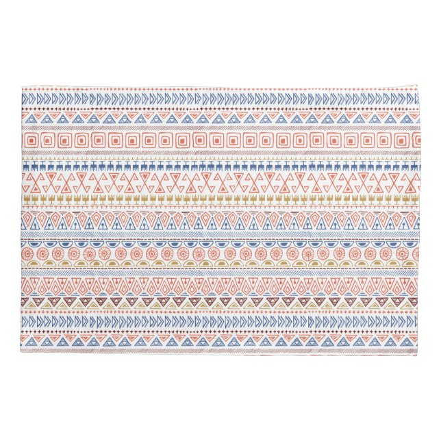 Funda De Cojín Cápsulas de almohada de patrón azteca (Reverso)