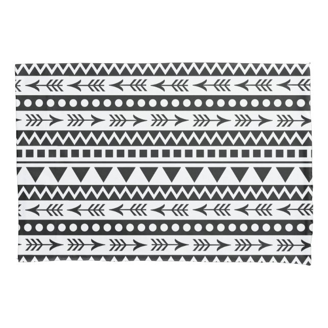 Funda De Cojín Cápsulas de almohada de patrón azteca (Anverso)