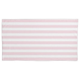 Funda De Cojín Capuchón de rayas rosas y blancas