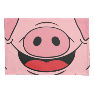 Funda De Cojín Cara de cerdo