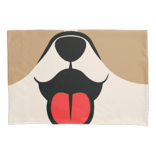 Funda De Cojín Cara de perro