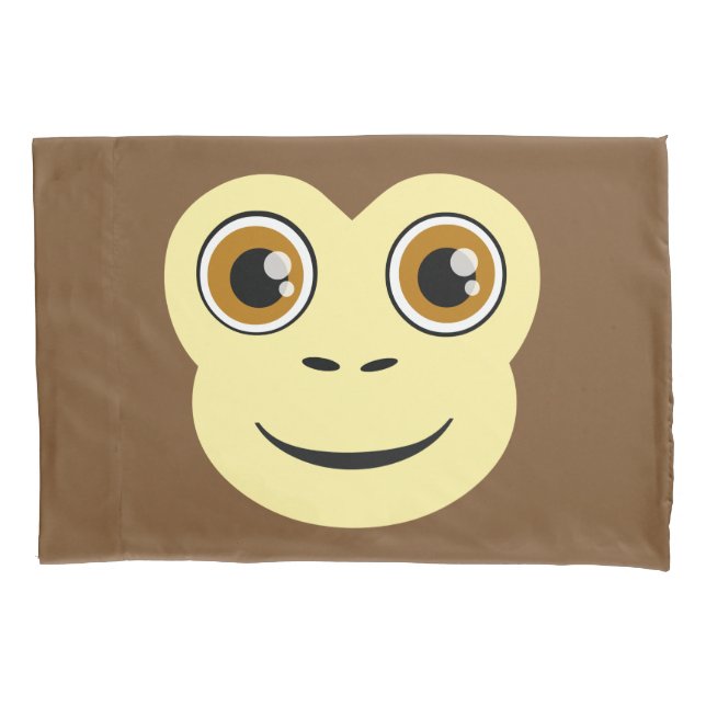 Funda De Cojín Cara del mono (Anverso)