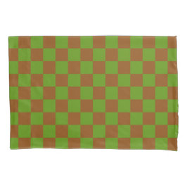 Funda De Cojín Caramel apple checkered board pattern